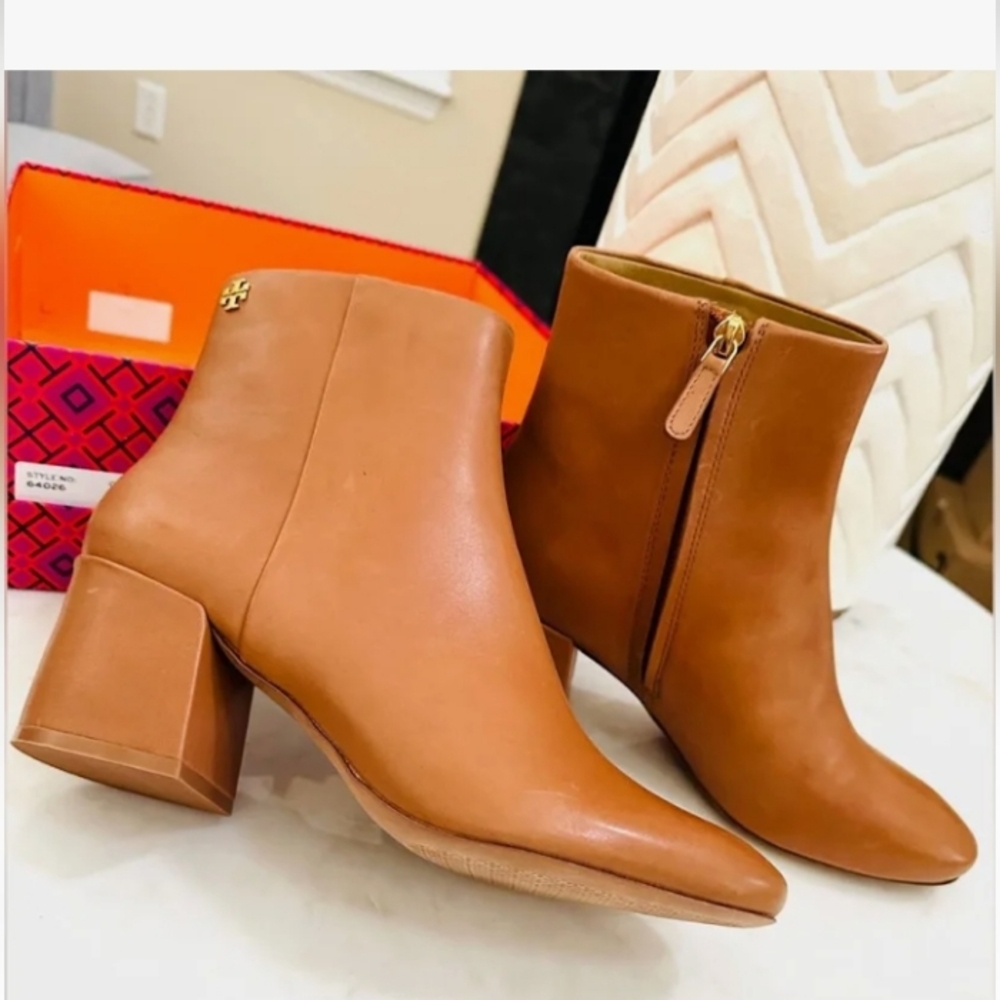 Tory Burch Tan Booties